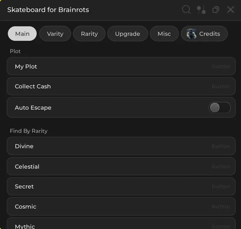 KhSaeed90 — Skateboard for Brainrots Roblox Script (Keyless)