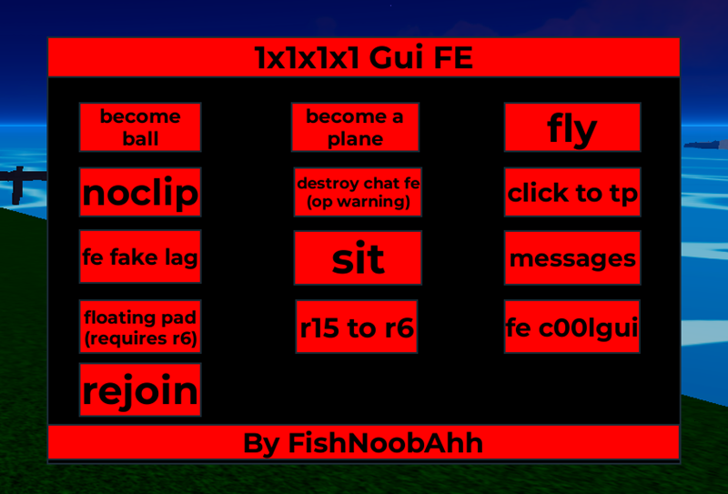 My 1x1x1x1 Script FE GUI