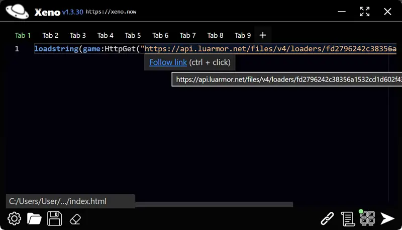 Run scripts in Xeno Executor