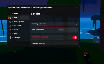 SPEED HUB X (ALSO BY REDZ) - Auto Farm Nearest
