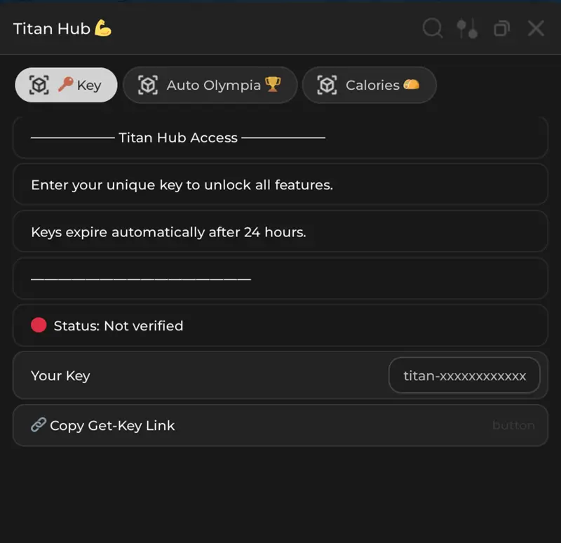 Titan Hub - Script Cool Gym Game (NO KEY)