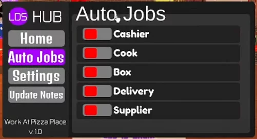 Work at a Pizza Script LDS Hub - Auto Cook, Cashier