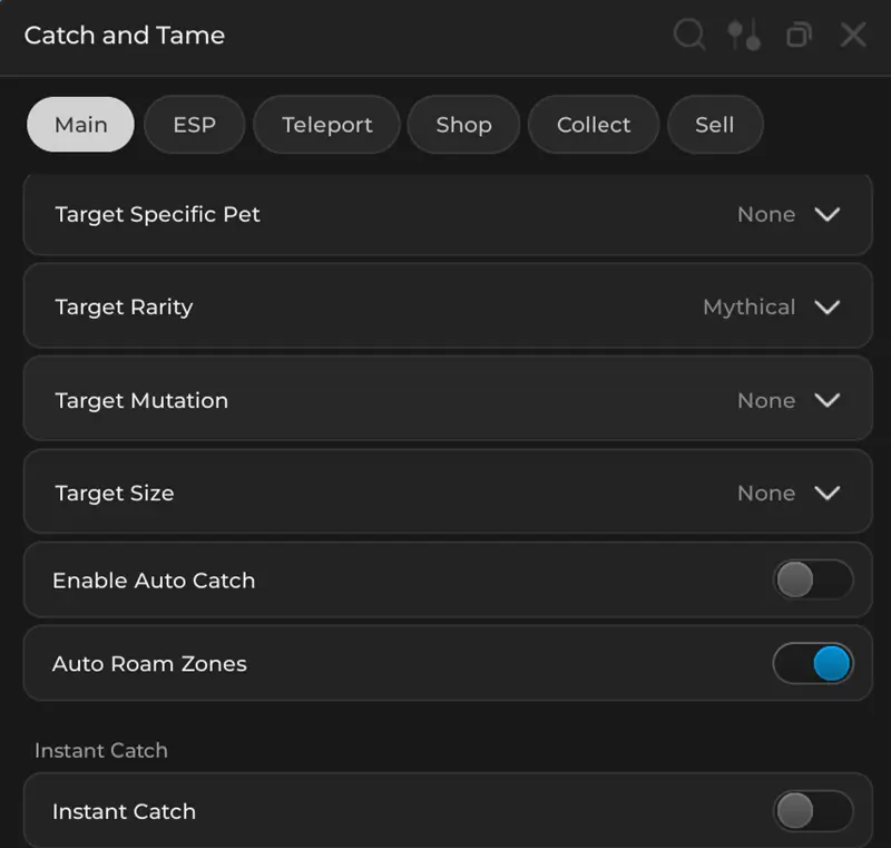 Catch And Tame! Script No Key - Instant Catch